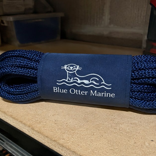 Boat flags with logo — customer photo