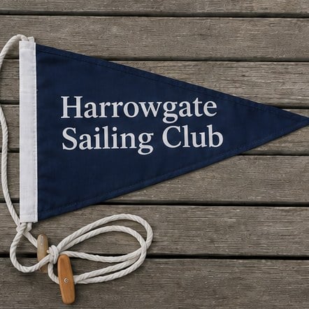 Custom Yacht Club Burgees with custom branding