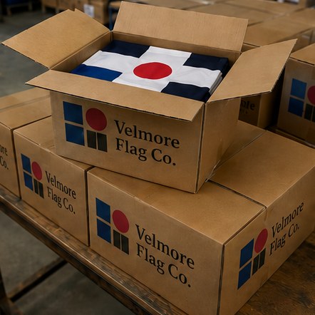 Customized boat flags for owners and boat builders