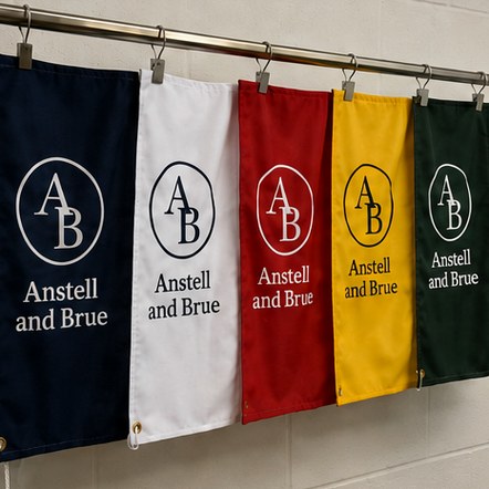 Customized boat flags for race committees